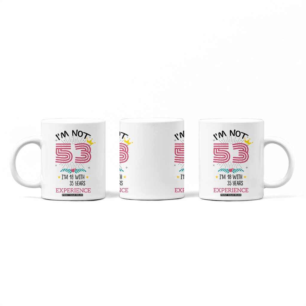 53th Birthday Gifts For Women Coffee Mug Funny 1973 53 Year Old Birthday TB10 Print Your Wear