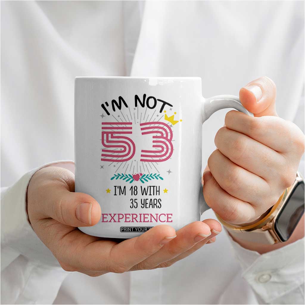 53th Birthday Gifts For Women Coffee Mug Funny 1973 53 Year Old Birthday TB10 Print Your Wear
