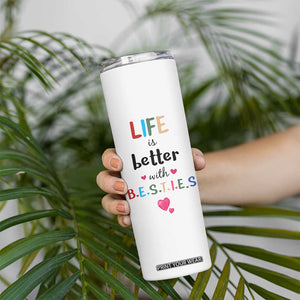 Bestie Gifts Skinny Tumbler Best Friends Friendships BFF Gift TB10 Print Your Wear