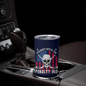 Ice Hockey Tumbler Cup Hockey Lovers Fans Coaches Sticks US Flag TB10 Print Your Wear