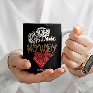 Howdy Cowboy Coffee Mug Retro Western Country Rodeo TB10 Print Your Wear