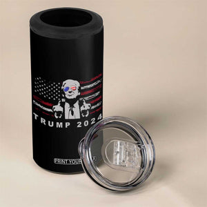 Trump 2024 4 in 1 Can Cooler Tumbler If You Don't Like Trump Then You Probably Won't Like Me And I'm Ok With That US Flag TB10 Print Your Wear