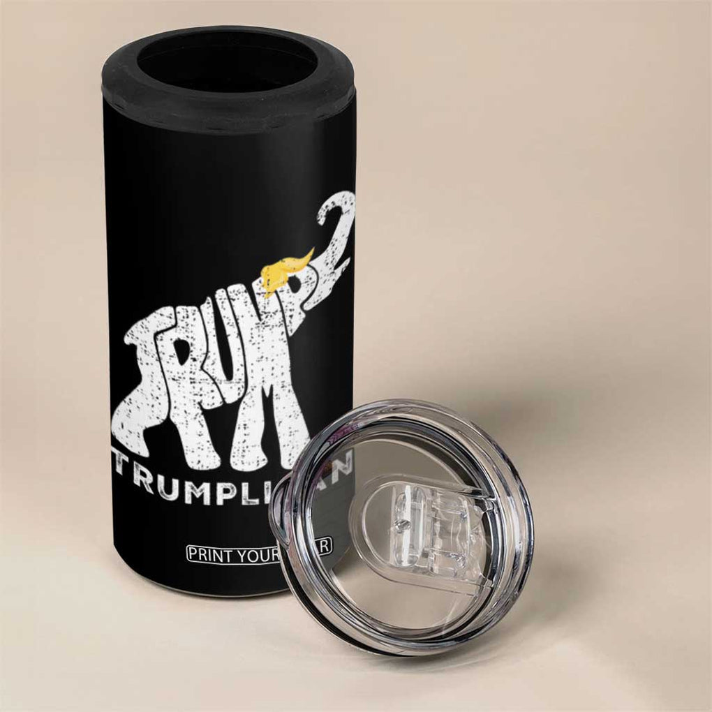 Trump 2024 Election 4 in 1 Can Cooler Tumbler Republican Elephant 45 47 TB10 Print Your Wear