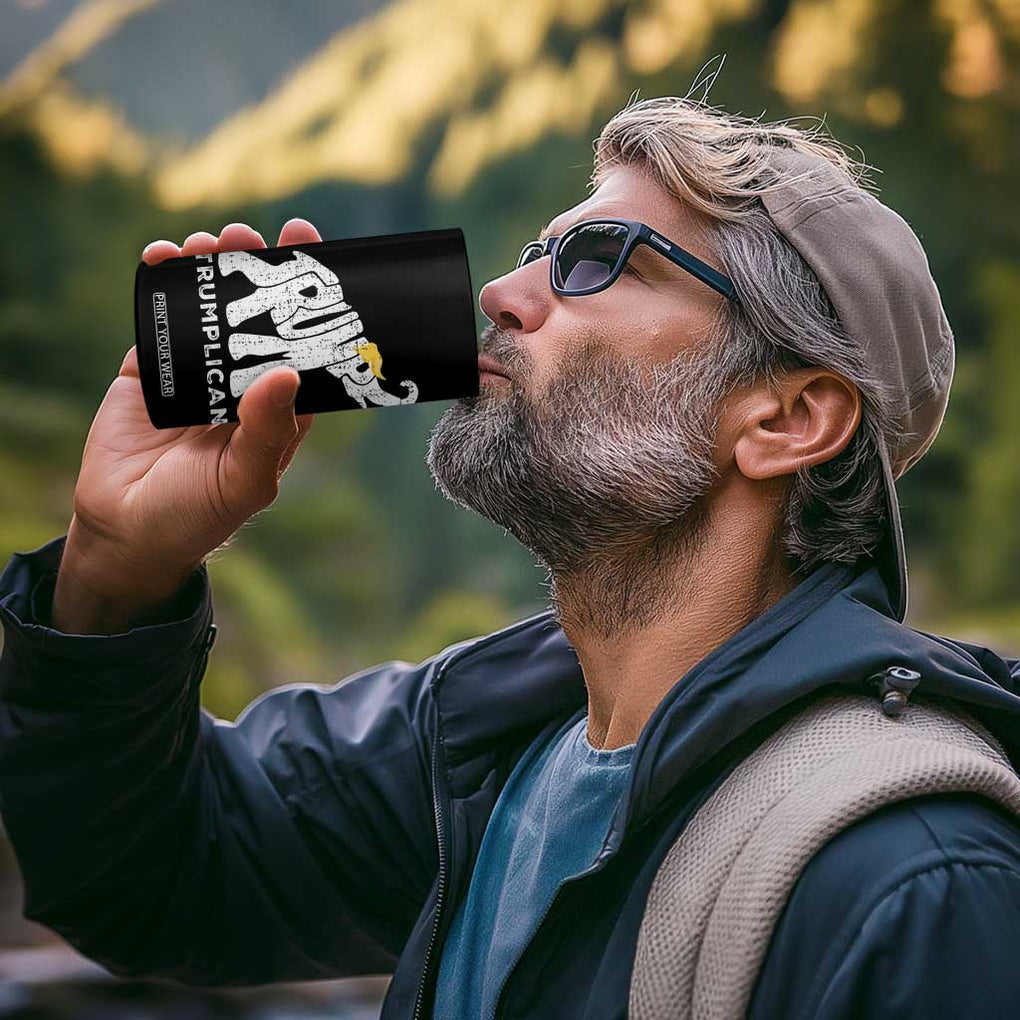 Trump 2024 Election 4 in 1 Can Cooler Tumbler Republican Elephant 45 47 TB10 Print Your Wear