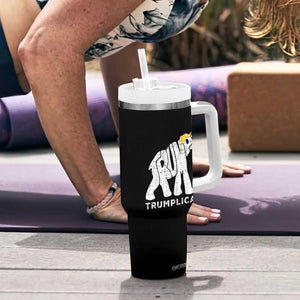 Trump 2024 Election Tumbler With Handle Republican Elephant 45 47 TB10 Print Your Wear