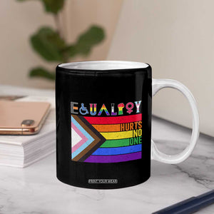 LGBTQ Equality Hurts No One Coffee Mug Pride Ally Human Rights Rainbow Flag TB10 Print Your Wear