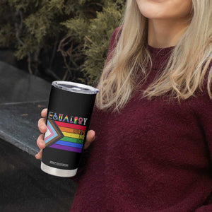 LGBTQ Equality Hurts No One Tumbler Cup Pride Ally Human Rights Rainbow Flag TB10 Print Your Wear