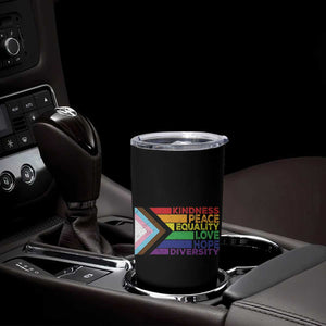 LGBTQ Pride Tumbler Cup Kindness Peace Equality Love Hope Diversity Human Rights World Peace Supporter TB10 Print Your Wear