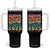 Senior 2025 Tumbler With Handle Class of 2025 Graduation Back To School Graduate Retro Groovy TB10 One Size: 40 oz Black Print Your Wear