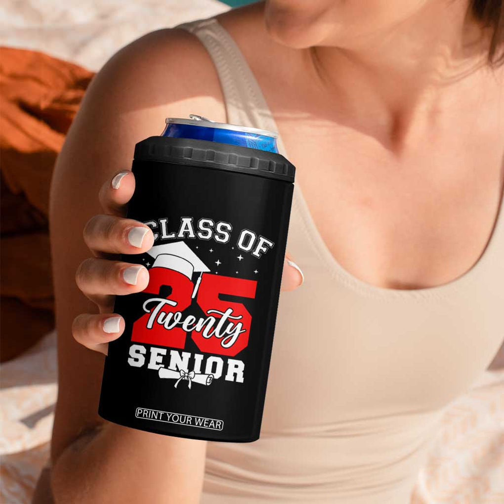 Senior 2025 4 in 1 Can Cooler Tumbler Class of 2025 Graduation Back To School Graduate Graduation TB10 Print Your Wear