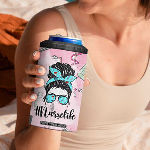 Funny Nurse Gifts for Women 4 in 1 Can Cooler Tumbler Rn Lpn Practitioner Nursing School Graduation Gifts TB10 Print Your Wear