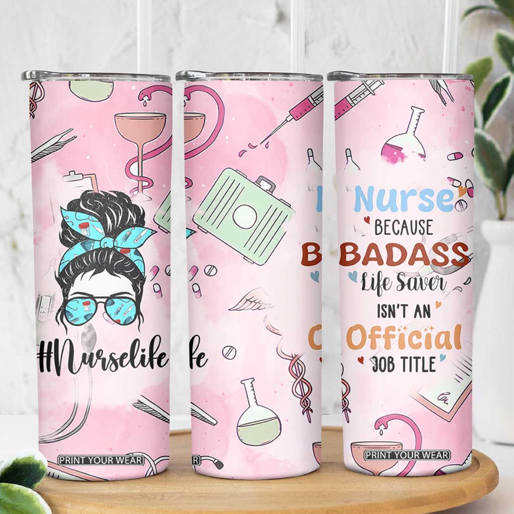 Funny Nurse Gifts for Women Skinny Tumbler Rn Lpn Practitioner Nursing School Graduation Gifts TB10 Print Your Wear