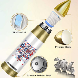Doctor Gifts Bullet Tumbler Funny 4th of July Patriotic Doctor TB10 Print Your Wear