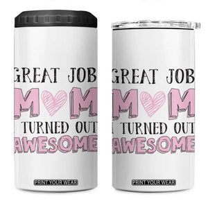 Funny Mom Birthday Gift 4 in 1 Can Cooler Tumbler Cute Valentines Mothers Day Present From Daughter Son Pink TB10 One Size: 16 oz White Print Your Wear