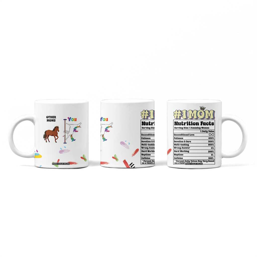 Funny Mom Birthday Gift Coffee Mug Cute Unicorn Lovers Valentines Mothers Day Present TB10 Print Your Wear