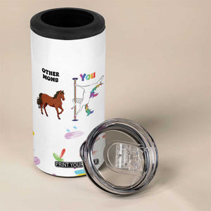 Funny Mom Birthday Gift 4 in 1 Can Cooler Tumbler Cute Unicorn Lovers Valentines Mothers Day Present TB10 Print Your Wear