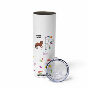 Funny Mom Birthday Gift Skinny Tumbler Cute Unicorn Lovers Valentines Mothers Day Present TB10 Print Your Wear