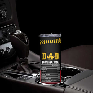 Christmas Gifts for Dad Skinny Tumbler Father's Day Christmas Present from Daughter Son TB10 Print Your Wear