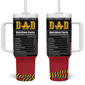Christmas Gifts for Dad Tumbler With Handle Father's Day Christmas Present from Daughter Son TB10 One Size: 40 oz Black Print Your Wear