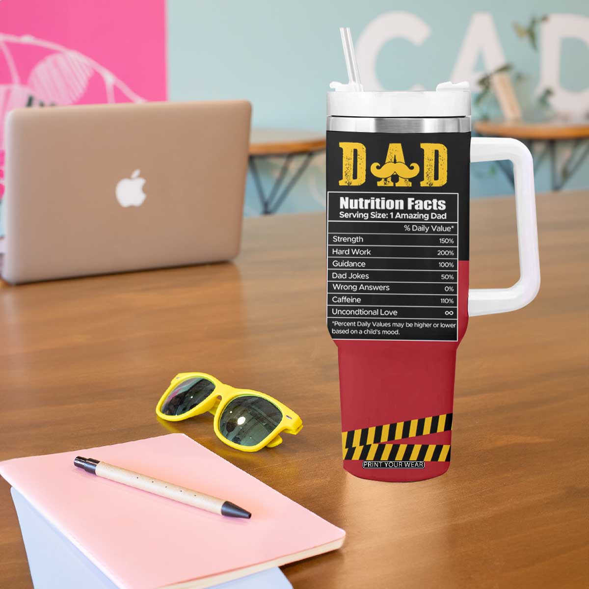 Christmas Gifts for Dad Tumbler With Handle Father's Day Christmas Present from Daughter Son TB10 Print Your Wear