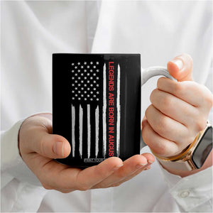 August Birthday Gifts Coffee Mug Birthday Gifts Ideas For Men American Flag TB10 Print Your Wear