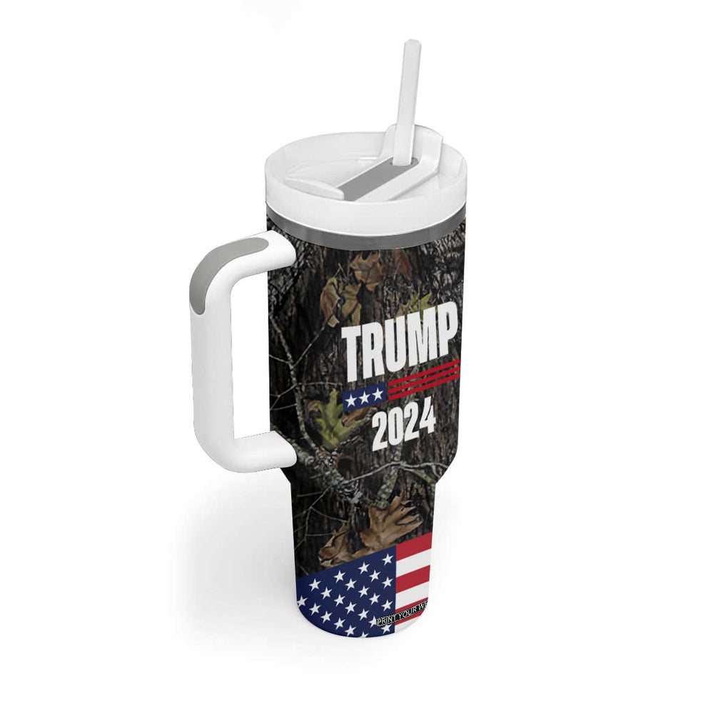 Trump 2024 Tumbler With Handle President Election American Flag Camouflage TB10 Print Your Wear