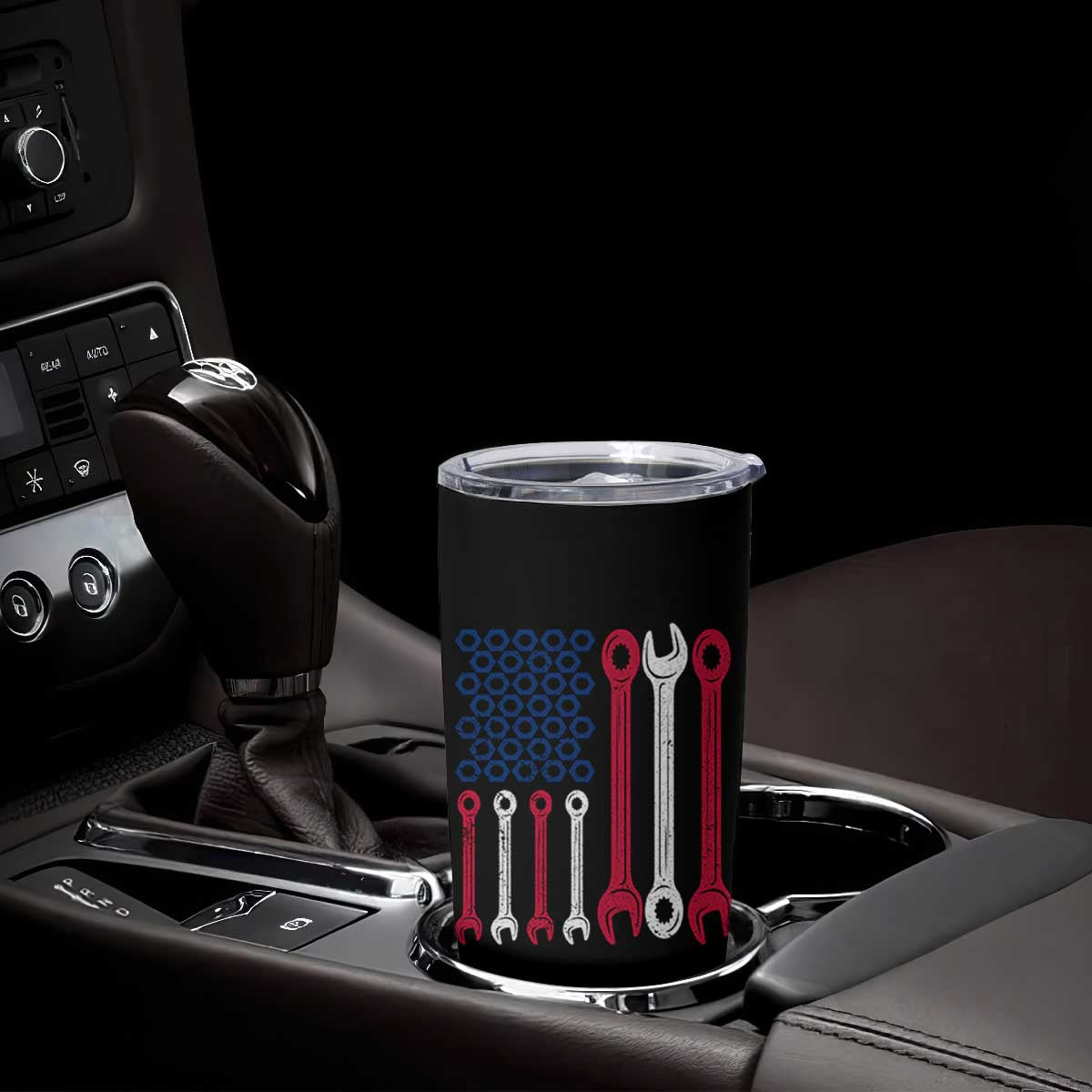 Father's Day Gift Tumbler Cup If Papa Can't Fix It No One Can USA Flag Mechanic TB10 Print Your Wear
