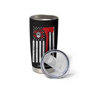 Firefighter Gifts for Men Tumbler Cup Fireman Fire Fighter Axe American Flag TB10 Print Your Wear