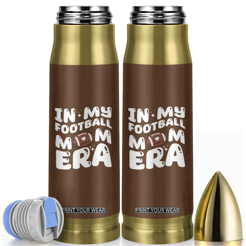 Football Mom Bullet Tumbler Game Day Football Season For Moms TB10 Brown Print Your Wear