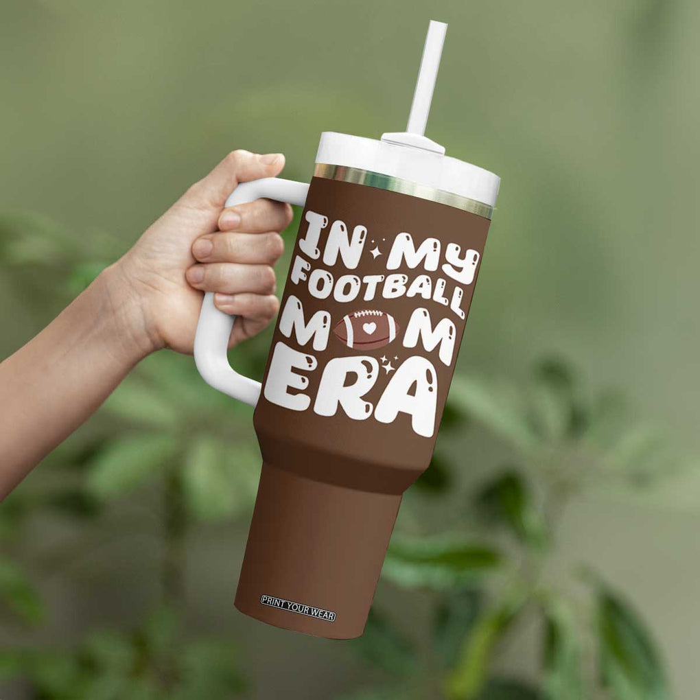 Football Mom Tumbler With Handle Game Day Football Season For Moms TB10 Print Your Wear