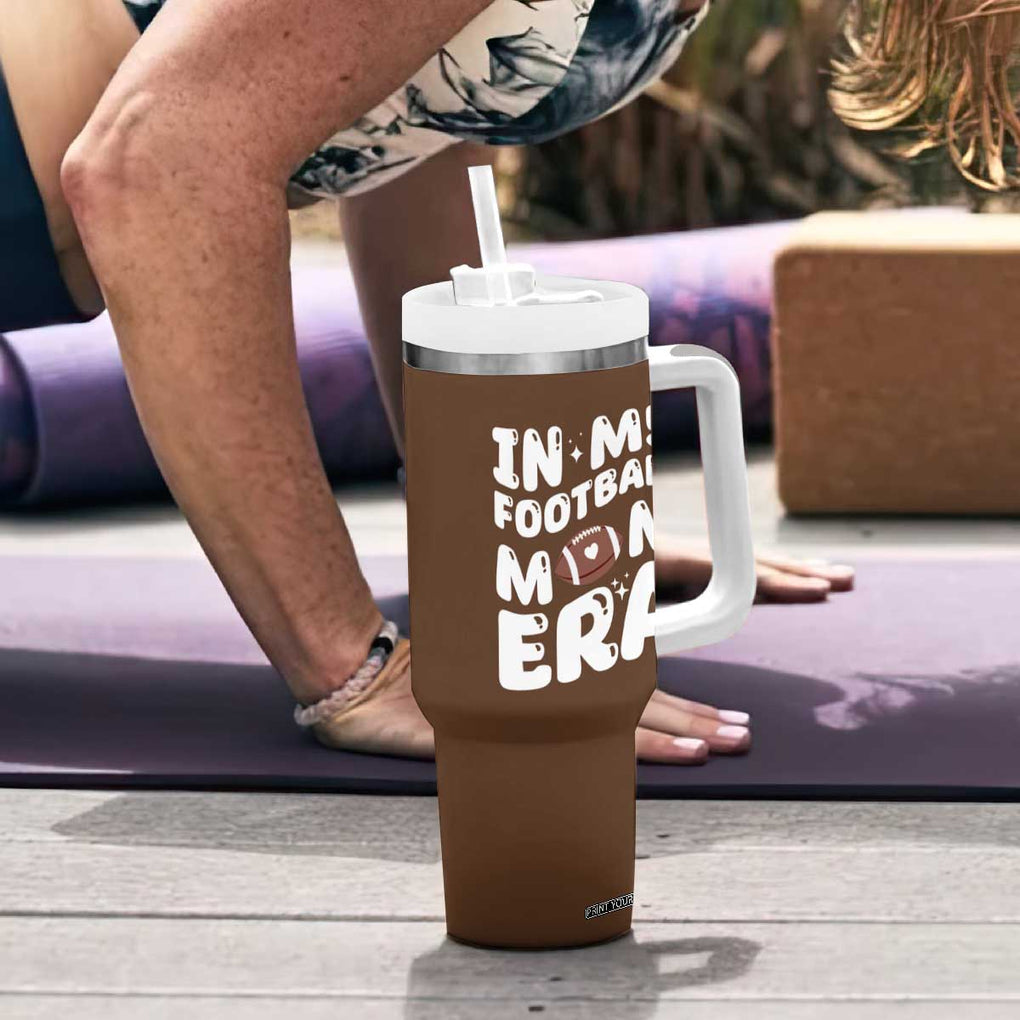 Football Mom Tumbler With Handle Game Day Football Season For Moms TB10 Print Your Wear