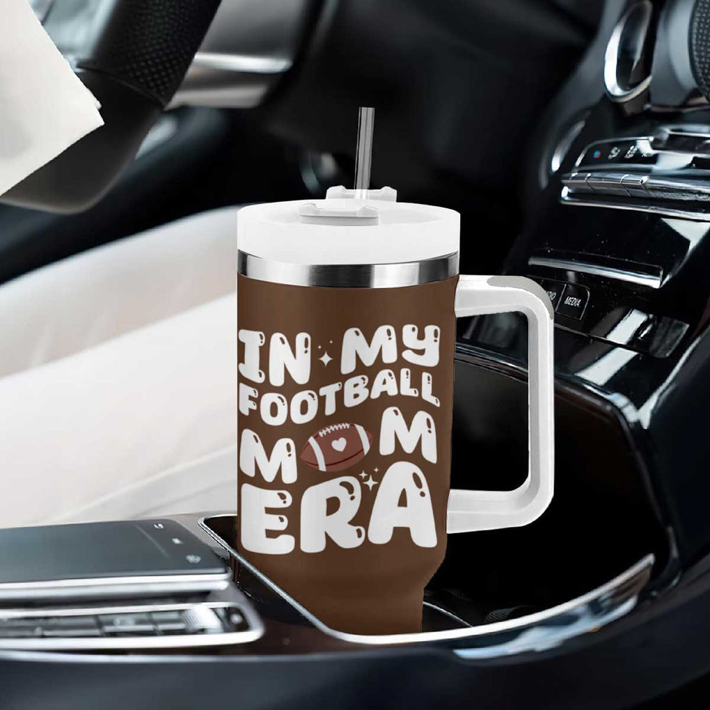 Football Mom Tumbler With Handle Game Day Football Season For Moms TB10 Print Your Wear