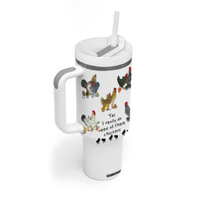 Funny Chicken Gifts Tumbler With Handle Cute Mothers Day Farmhouse Chicken Lovers TB10 Print Your Wear