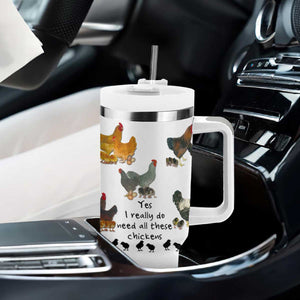 Funny Chicken Gifts Tumbler With Handle Cute Mothers Day Farmhouse Chicken Lovers TB10 Print Your Wear
