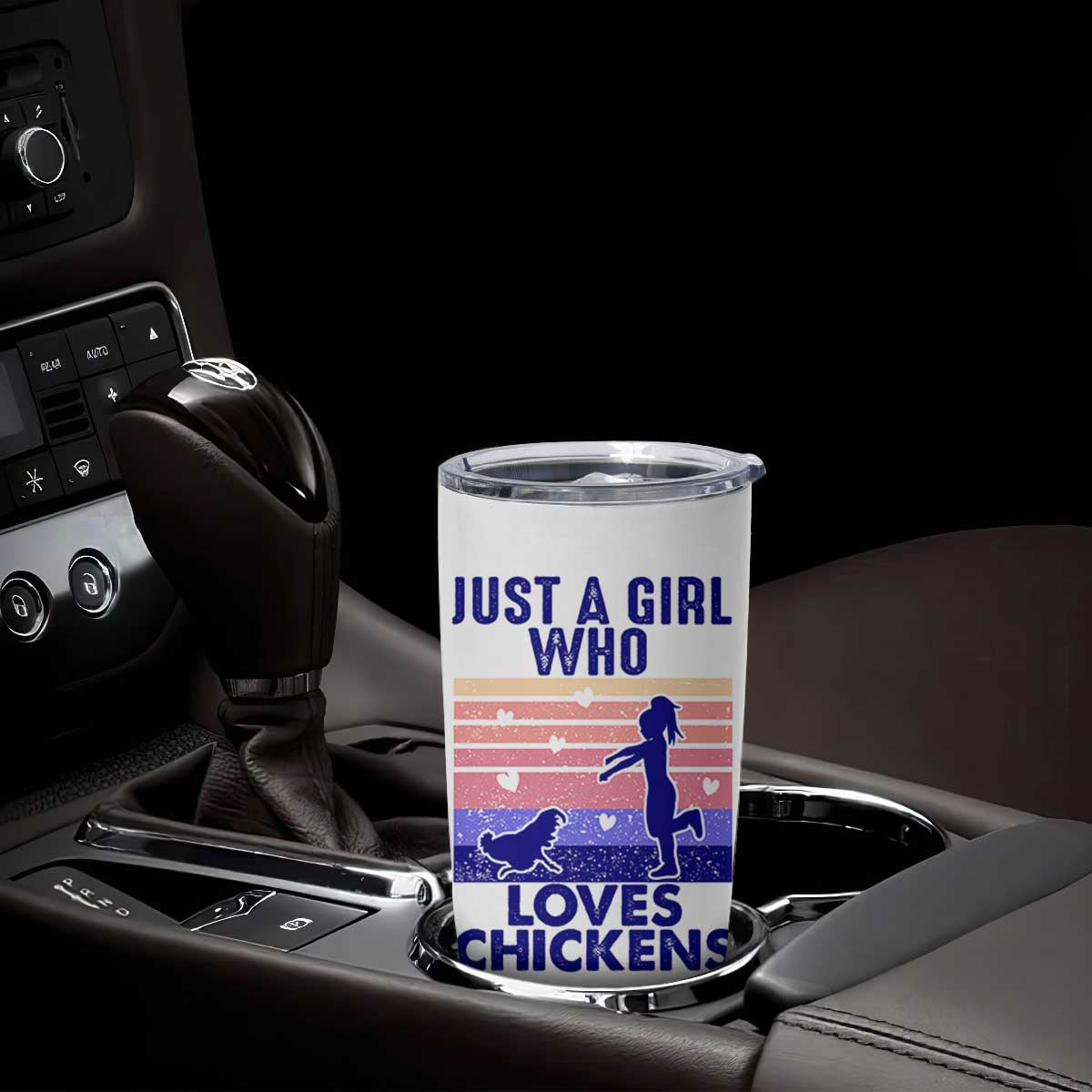 Chicken Gifts Tumbler Cup Just A Girl Who Loves Chickens Women Girls TB10 Print Your Wear