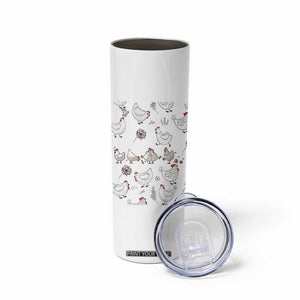 Chickens Lover Skinny Tumbler Farmhouse Chickens Lady Mom Gift TB10 Print Your Wear