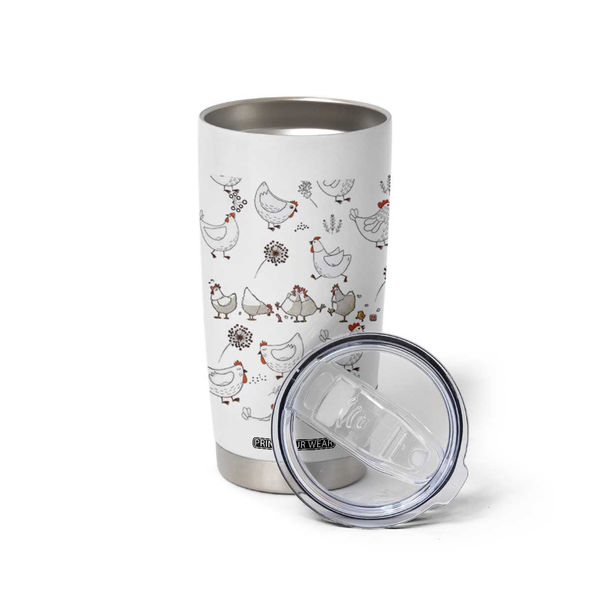 Chickens Lover Tumbler Cup Farmhouse Chickens Lady Mom Gift TB10 Print Your Wear