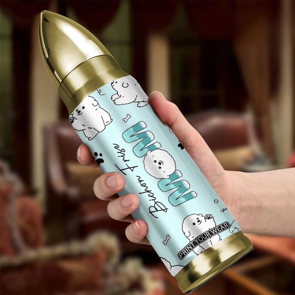 Bichon Frise Dog Mom Bullet Tumbler Mothers Day Gift For Dog Lovers Owners Women TB10 Print Your Wear