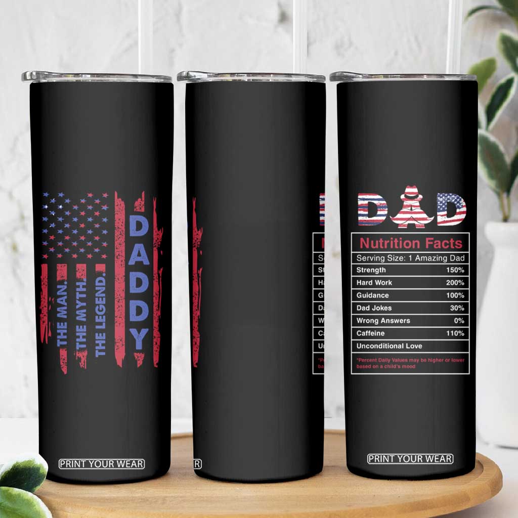 Christmas Gifts for Dad Skinny Tumbler Daddy The Man The Myth The Legend TB10 Print Your Wear