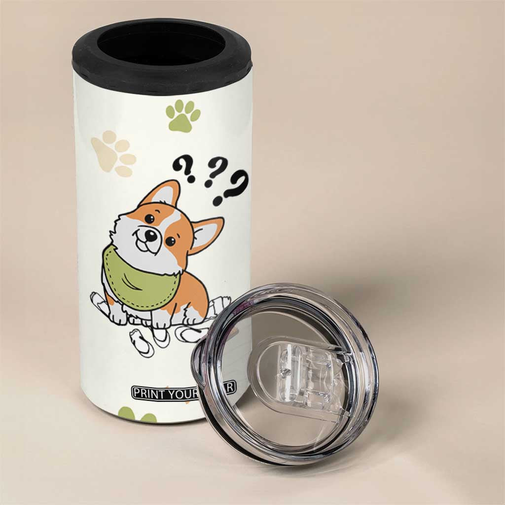Dog Mom Gifts 4 in 1 Can Cooler Tumbler Best Fcking Dog Mom Ever Corgi Gag Gifts For New Puppy Fur Baby Owners TB10 Print Your Wear