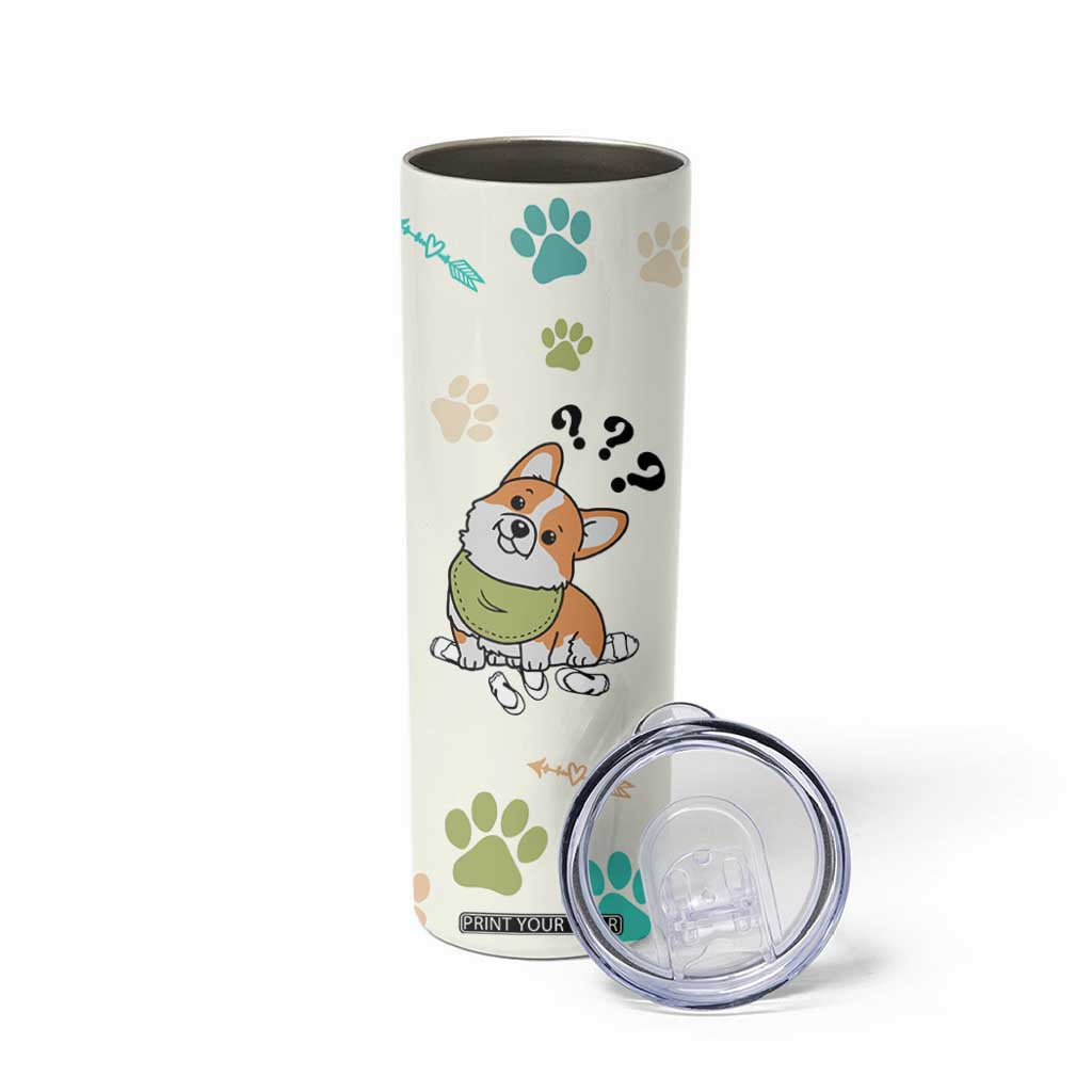 Dog Mom Gifts Skinny Tumbler Best Fcking Dog Mom Ever Corgi Gag Gifts For New Puppy Fur Baby Owners TB10 Print Your Wear