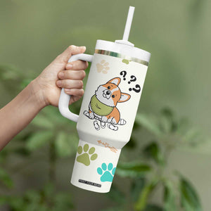 Dog Mom Gifts Tumbler With Handle Best Fcking Dog Mom Ever Corgi Gag Gifts For New Puppy Fur Baby Owners TB10 Print Your Wear