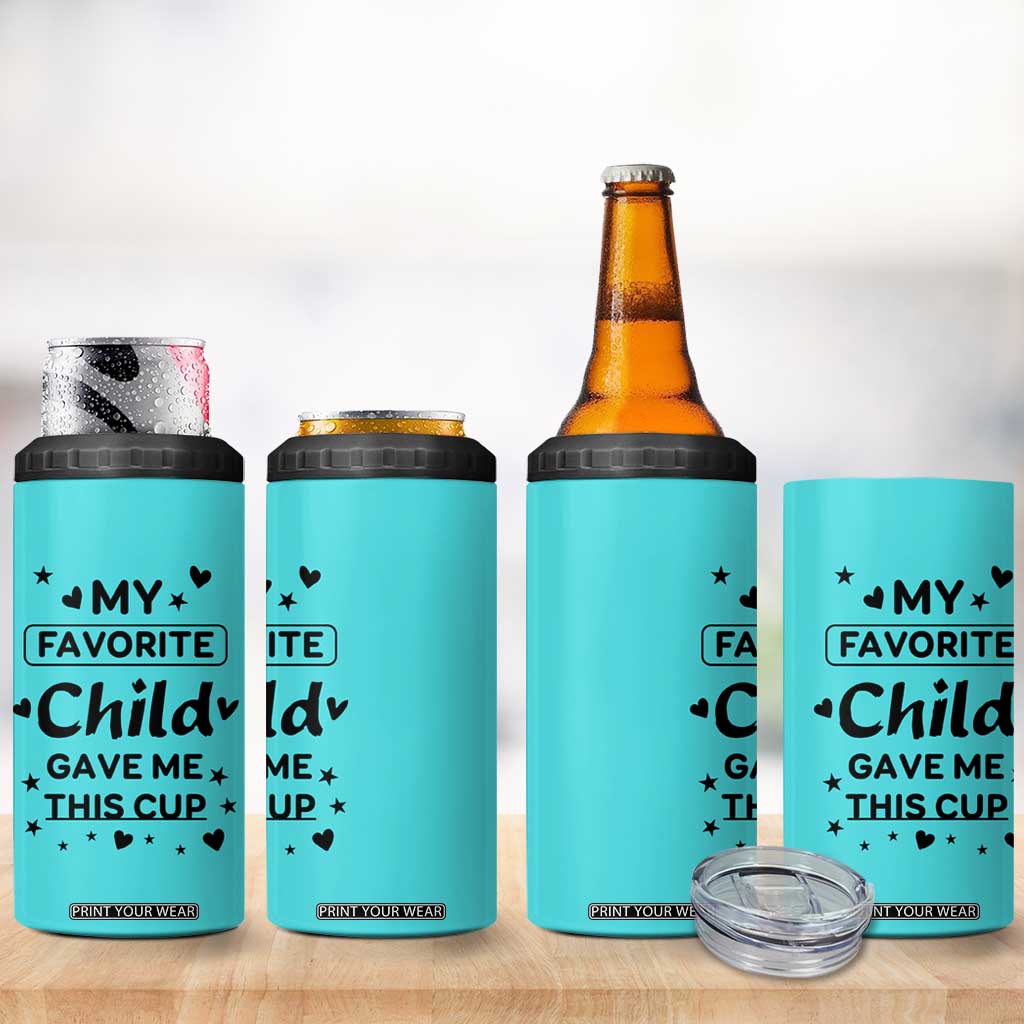 Gifts For Mom 4 in 1 Can Cooler Tumbler My Favorite Child Gave Me This Mother's Day Gift TB10 Print Your Wear