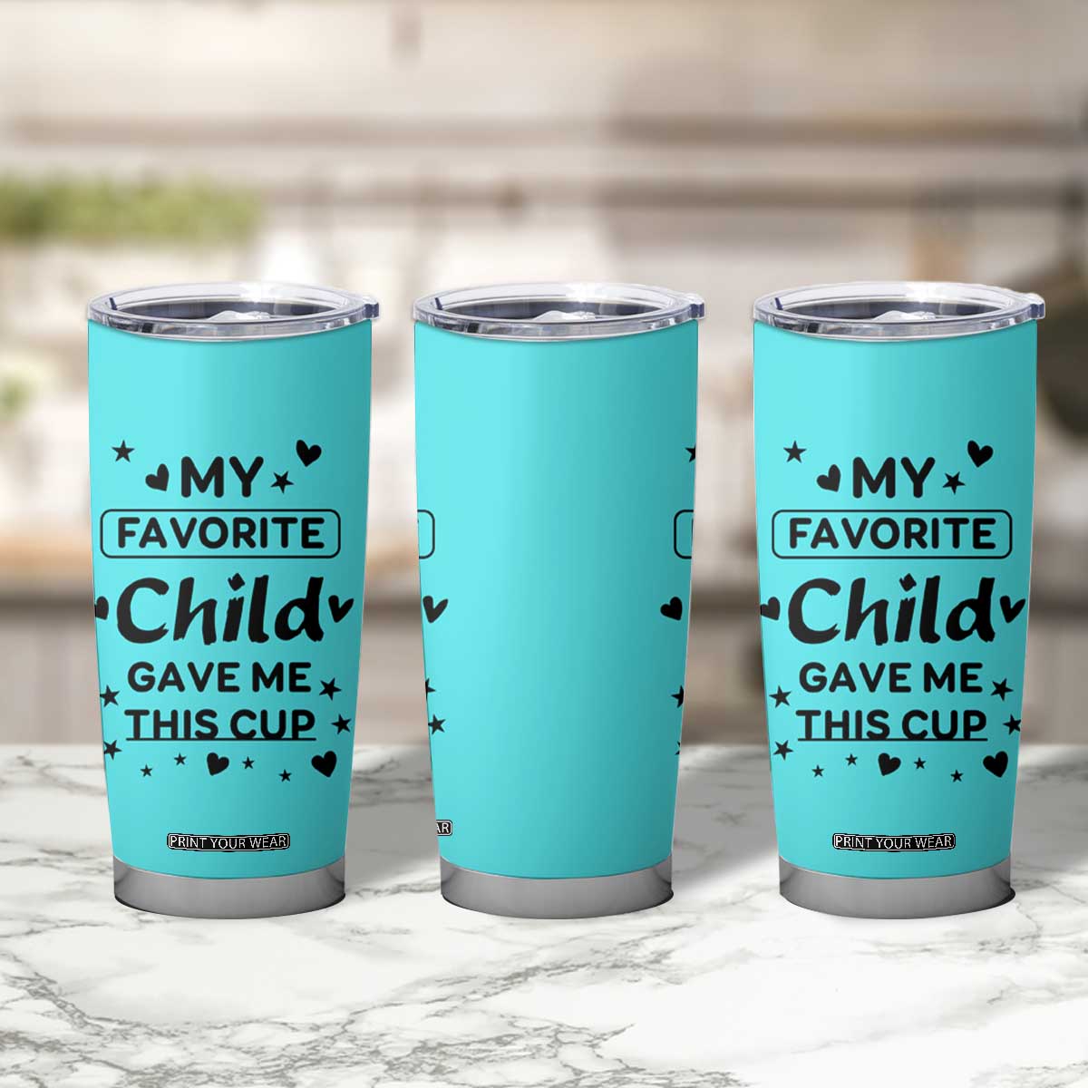 Gifts For Mom Tumbler Cup My Favorite Child Gave Me This Mother's Day Gift TB10 Print Your Wear
