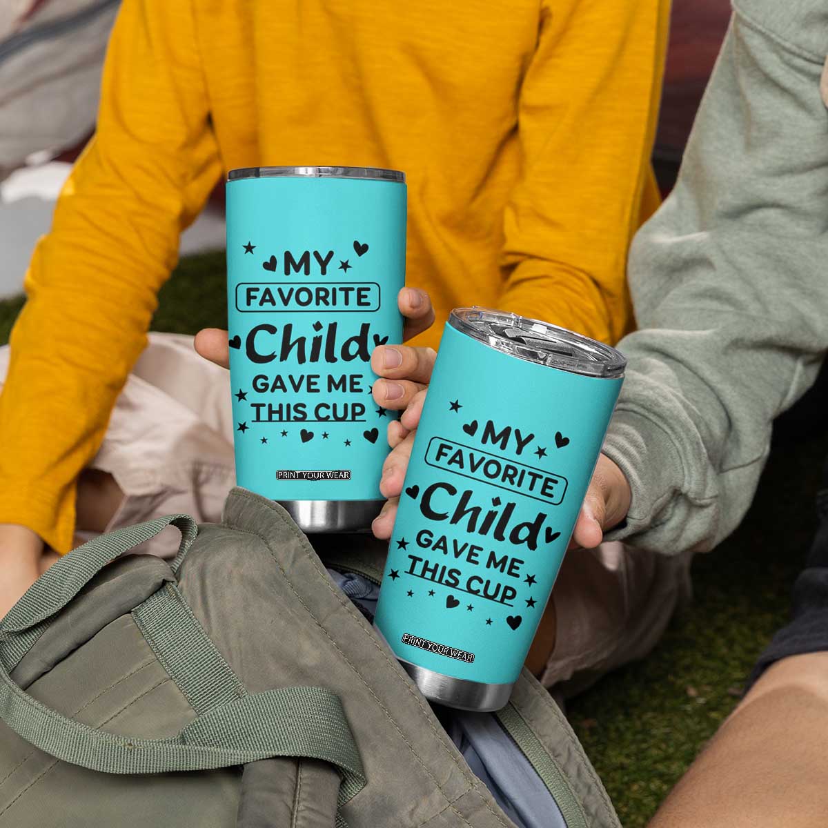 Gifts For Mom Tumbler Cup My Favorite Child Gave Me This Mother's Day Gift TB10 Print Your Wear