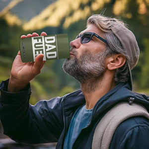 Dad Fuel 4 in 1 Can Cooler Tumbler Fathers Day Gift For Dad From Daughter Son TB10 Print Your Wear