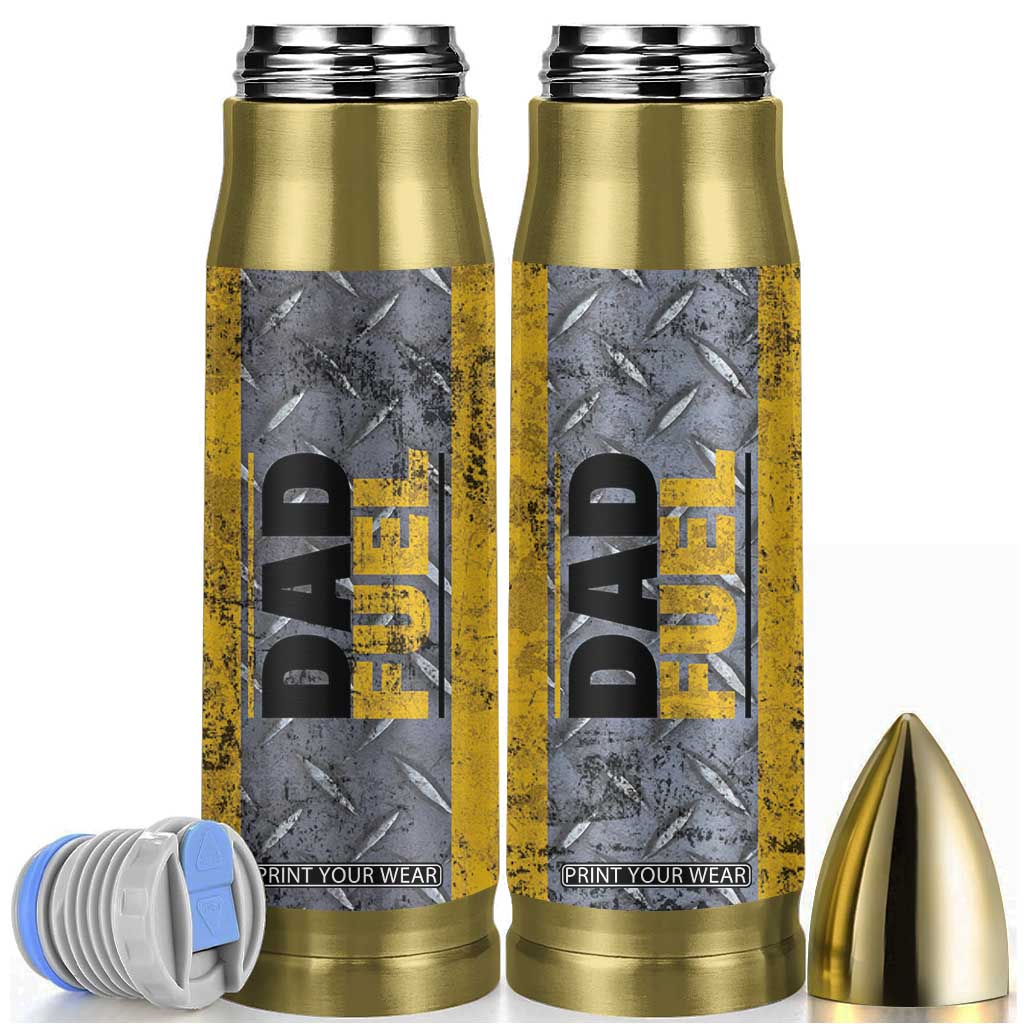 Dad Fuel Bullet Tumbler Mechanic Fathers Day Gift For Dad From Daughter Son TB10 Grey Print Your Wear