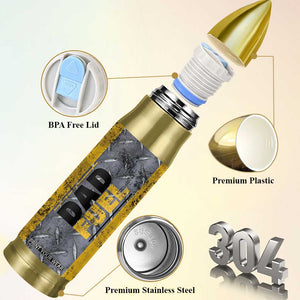 Dad Fuel Bullet Tumbler Mechanic Fathers Day Gift For Dad From Daughter Son TB10 Print Your Wear