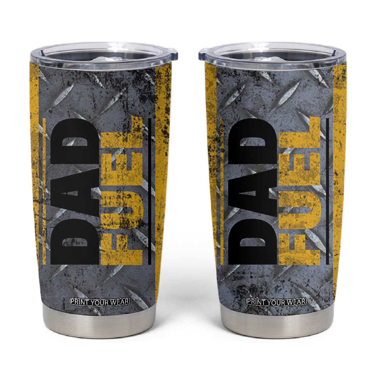 Dad Fuel Tumbler Cup Mechanic Fathers Day Gift For Dad From Daughter Son TB10 Grey Print Your Wear