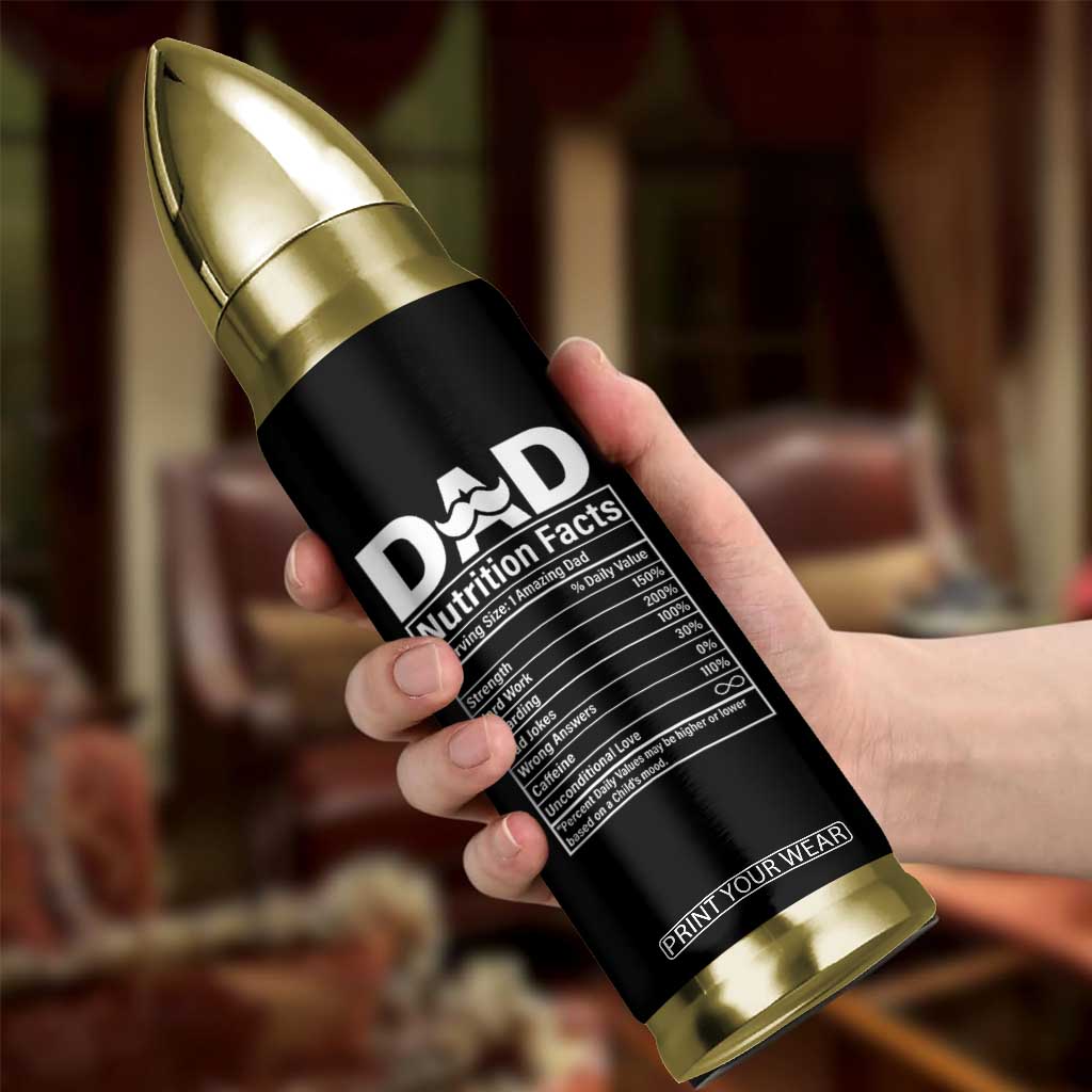 Dad Bullet Tumbler Best Dad Ever Gifts For Fathers Day American Flag TB10 Print Your Wear